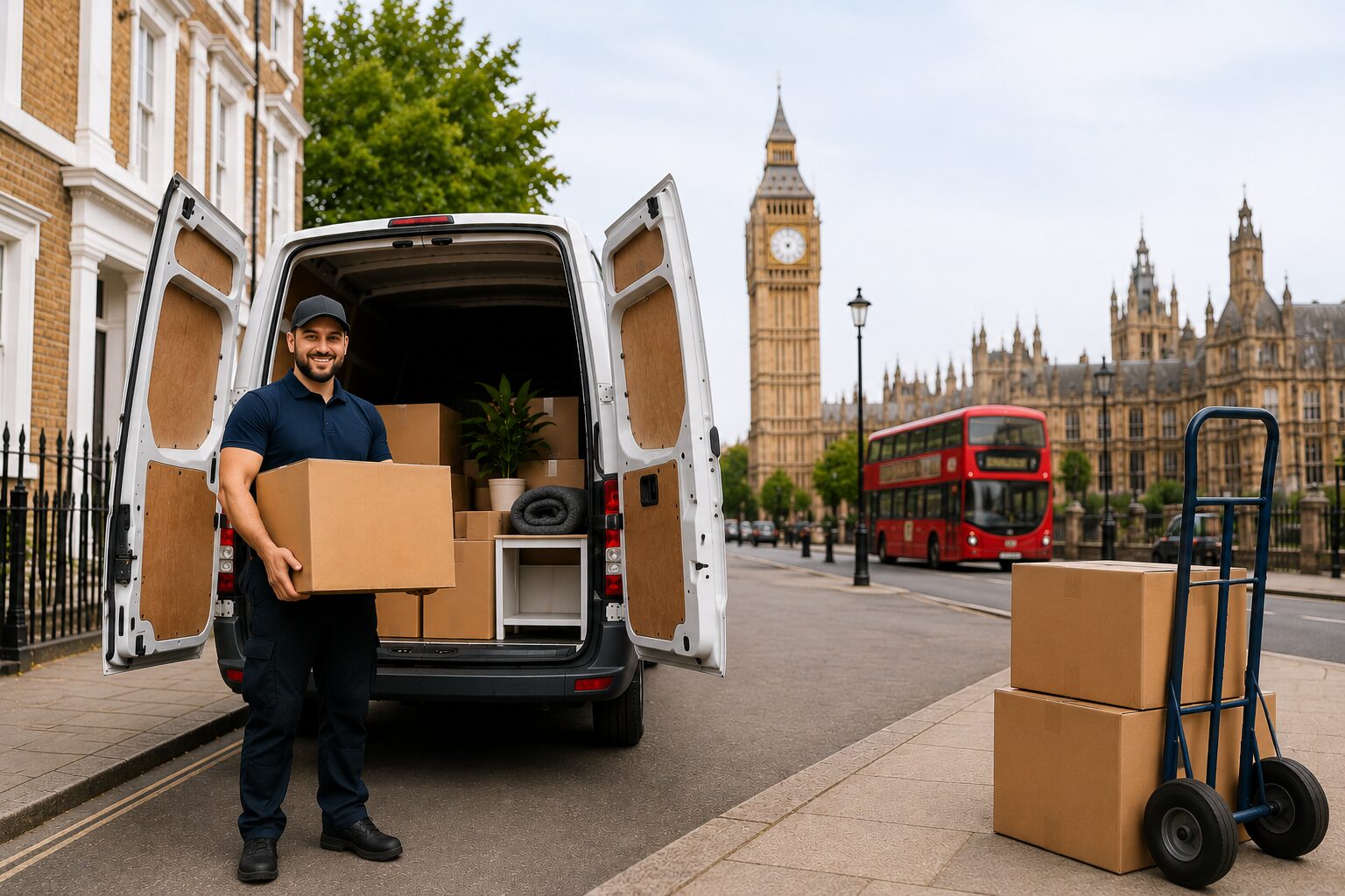Man and Van Cost in London