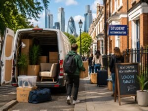 Student moving guide London 2026 - man and van tips for university moves