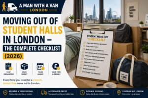 Moving out of students halls in london