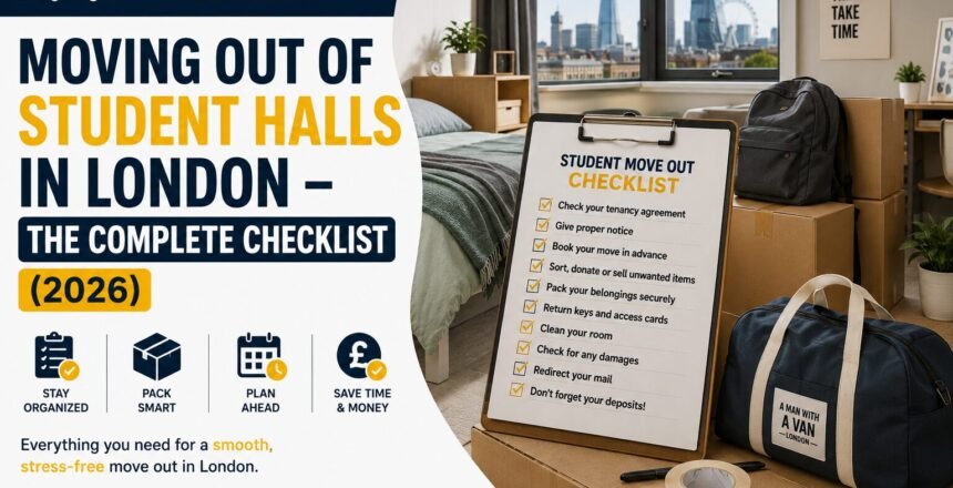 Moving out of students halls in london