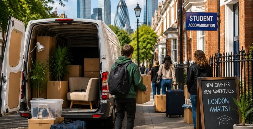 Student moving guide London 2026 - man and van tips for university moves
